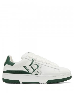 Basket Naked Wolfe Archive White/Green Leather | 0769218-CS