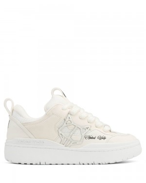Basket Naked Wolfe Area Genysis Leather/Mesh/Suede White | 3967824-GX