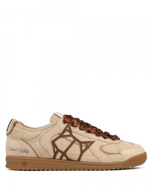 Basket Naked Wolfe Exposure Suede Off White | 1732094-ZA