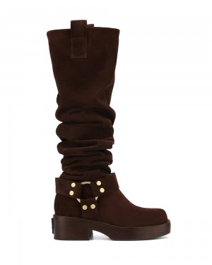 Botte Naked Wolfe Crook Brown Suede | 2318706-YG