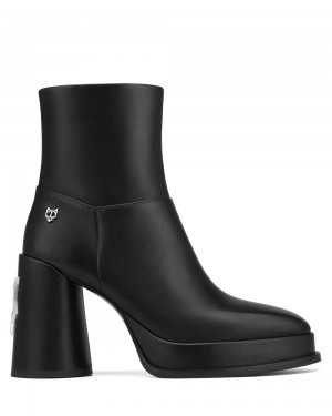 Botte Naked Wolfe Crush Black Leather | 7619508-BI