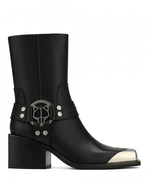 Botte Naked Wolfe Knight Cow Leather Black | 0298645-KW