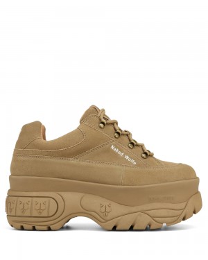 Icons Naked Wolfe Sporty Taupe Suede | 4687503-WT