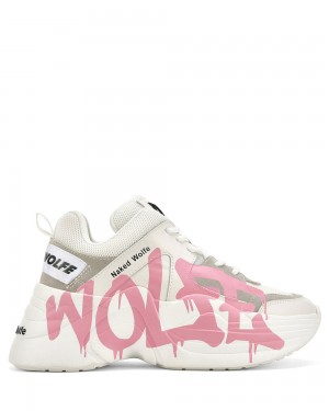 Icons Naked Wolfe Track Logo Pink | 7216309-IZ
