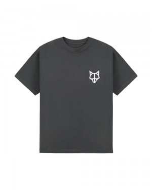 T-Shirt Naked Wolfe Classic T-Shirt Dark Grey | 4796502-IP