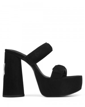 Talons Naked Wolfe Diamond Black Suede | 6980143-GP